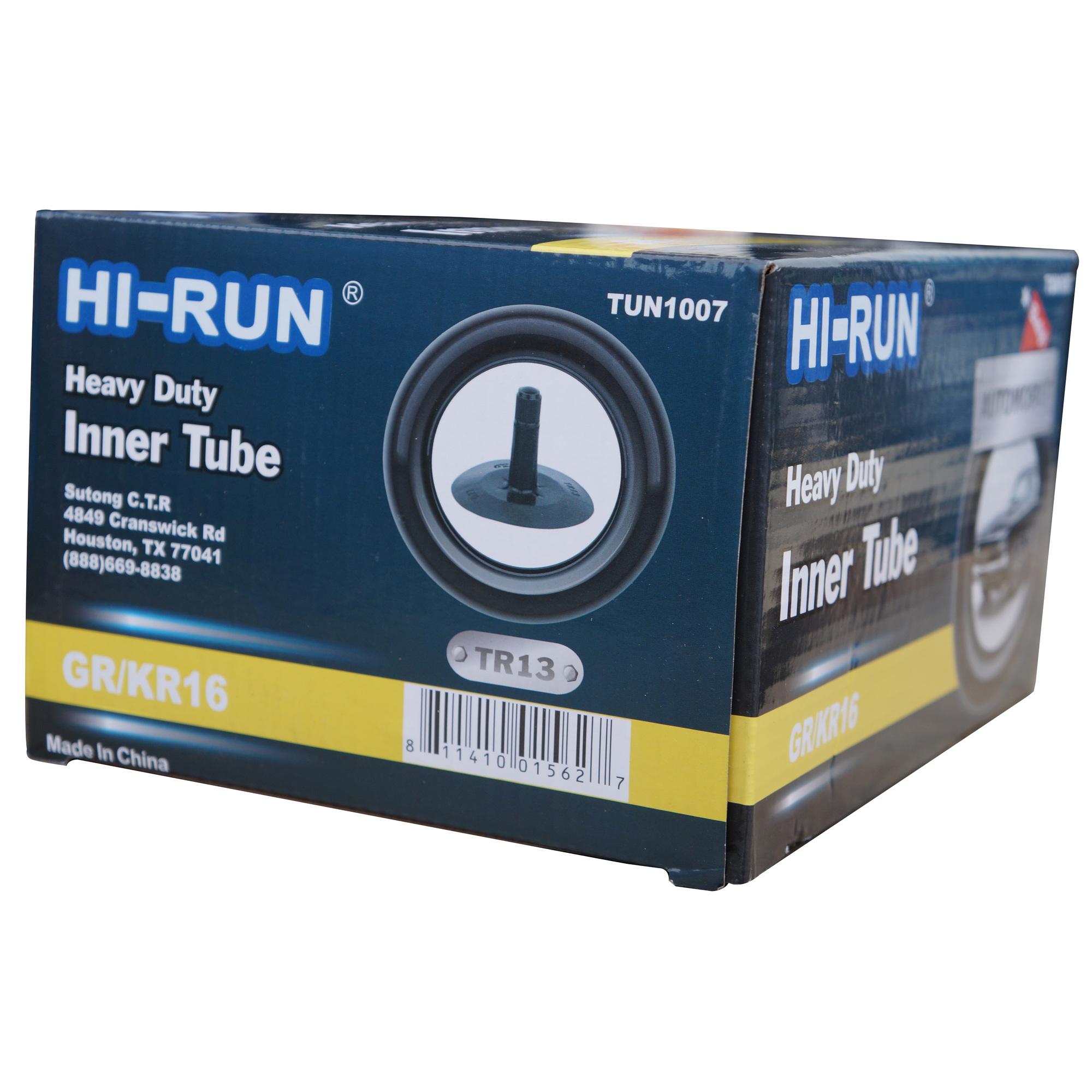 HI-RUN, Tube GR/KR16 (TR13) Passenger, Fits Rim Size 16 in, Included (qty.) 1 Model# TUN1007